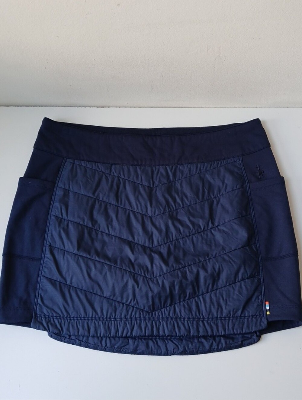Smartwool Stretch Mini Skirt Navy Blue Women's Large